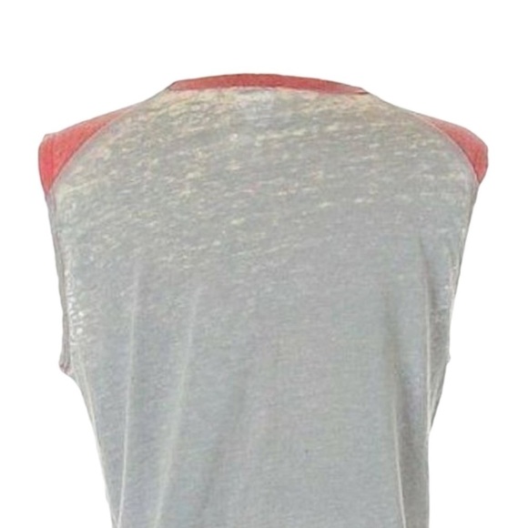 🌺 Disney 4th of July Vintage Wash Patriotic Mickey Mouse Graphic Muscle Tee S - Picture 5 of 9